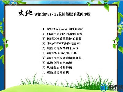 windows732位旗舰版系统下载,win7旗舰版32位下载正版iso